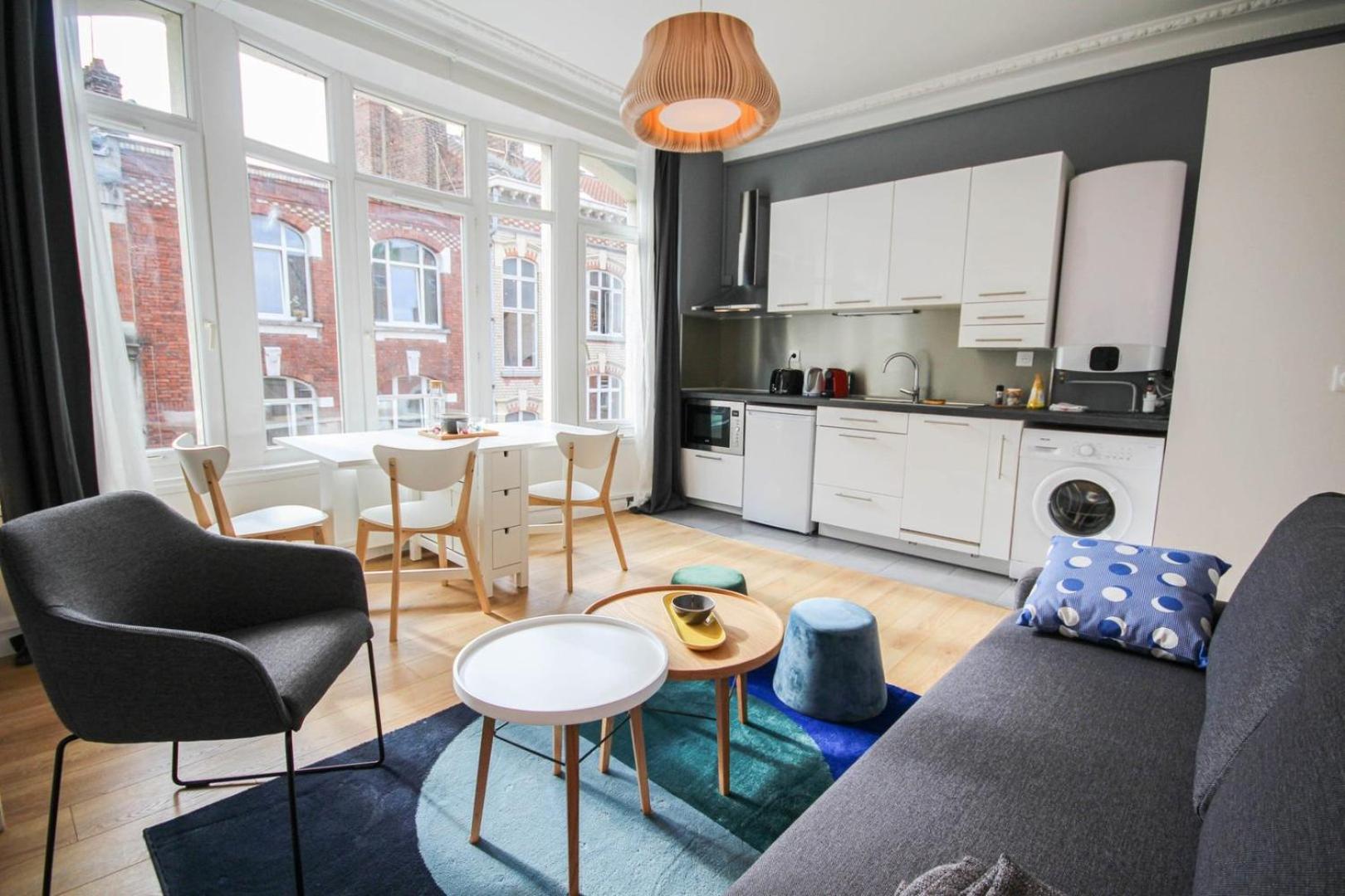 Fully-Equipped Apartment In City Center + Parking 릴 외부 사진